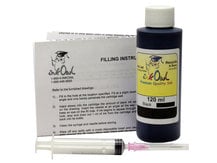 120ml Black Kit for HP 19, 20, 26, 29, 33